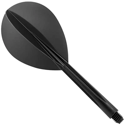 Image of Condor Dart Flights Zero Stress Teardrop Black Long