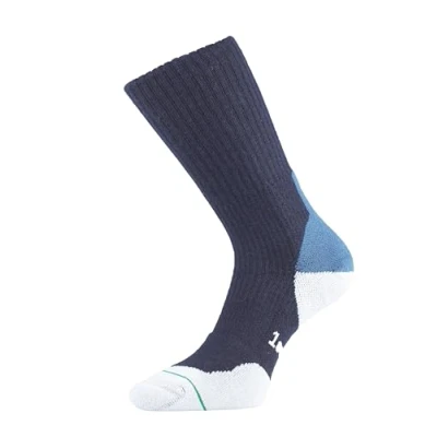 Image of 1000 MILE Men&#039;s (6 8«) OUTDOOR SOCK FUSION NAVY 2032N M 6 8 MENS, Navy, 8.5 Mens UK