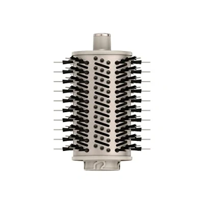 Image of Shark FlexStyle Round Hot Air Brush Attachment for Blow Dryers, Hair Styling Tool Straight, Wavy, Curly, and Coily Hair, Stone