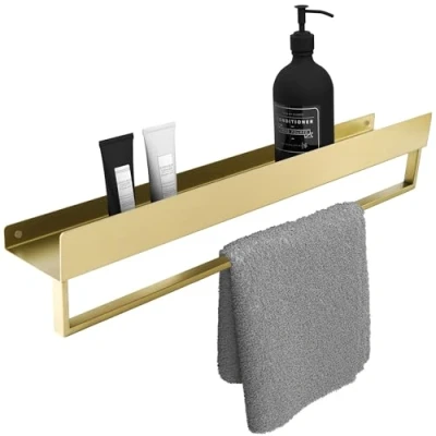 Image of Bathroom Shelf Sf01 60Cm Brushed Gold