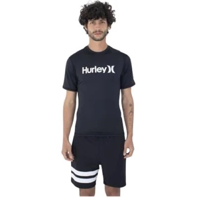 Image of Short Sleeve Lycra Man One &amp; Only Quickdry Black