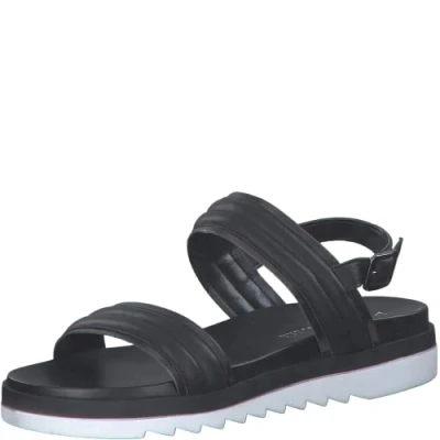Image of Marco Tozzi Women&#039;s Damen 2 28232 28 Sandalette Sandal, Black Comb, 6.5 UK