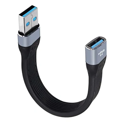 Image of MEIRIYFA 10Gbps USB 3.0 Extension Cable Type A Male to Female Cord SuperSpeed Data Transfer Compatible with Keyboard,Flash Drive,Hard Drive 14cm
