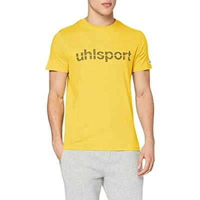 Image of Errea Men Essential Promo T Shirt Corn Yellow, Medium