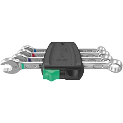 Image of Wera 6003 Joker 4 Set Imperial 1 Ring Spanner Set, Pieces 05020229001