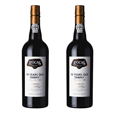 Image of Porto Pocas 10 Year Old Tawny Port 75cl x 2 Bottles 20% ABV