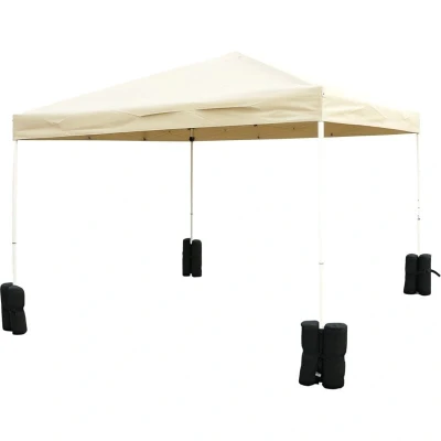 Image of Outsunny Gazebo Weight Sand Bag Bags Leg Weights Marquee Tent Canopy Set of 4 New