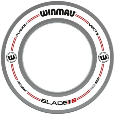 Image of WINMAU Dart Board Surround Ring Pro Line Original White Dartboard Backboard Wall Protector