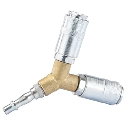 Image of Draper PCL Twin Standard Coupling, 2 x Male Couplings, 1 Tailpiece