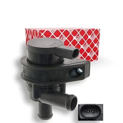 Image of 5N0122093B Water Pump, parking heater FEBI BILSTEIN 49834 VOLKSWAGEN: GOLF 6, Passat B6 Saloon, Sharan II, SKODA: Octavia II Hatchback