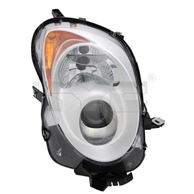Image of 0000050522786, 50508590, 50522786 Headlights TYC 20 11753 05 2 right H7/H7 yellow for hand traffic with electric motor ALFA ROMEO: MiTo
