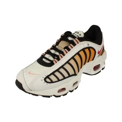 Image of Nike Women&#039;s Air Max Tailwind IV Trail Running Shoes, White Gym Red Black 100, 4.5 UK