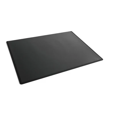 Image of Durable Desk Mat with Transparent Cover 53 x 40 cm, Non Slip, Polypropylene,Made in Germany, Black