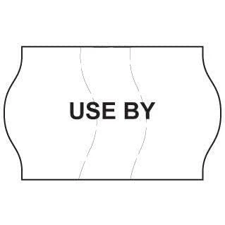 Image of Gato CT7 26mm x 16mm Price Gun Labels Printed &#039;Use by 30 Rolls / 36,000