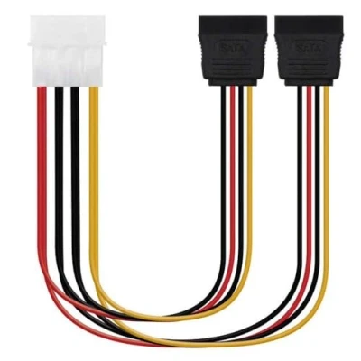 Image of MOLEX/SATA NANO POWER CABLE MOLEX/M 2XSATA/H 0.2M OEM
