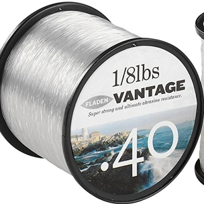 Image of FLADEN VANTAGE PRO Bulk 1/8lb Spools of Monofilament Sea Fishing Line (CLEAR) comes in 3, 5, 7, 10, 12, 14, 18, 23, 28, 35 and 55lbs (23lbs 314m 0.45mm)[13 355 23]