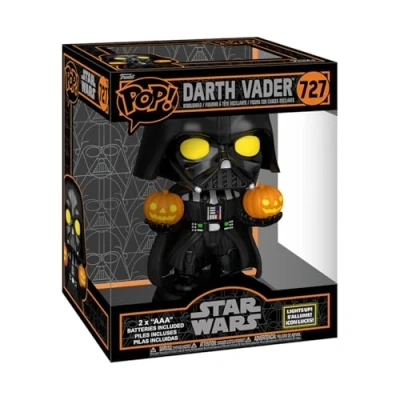 Image of Funko Pop! Super: Star Wars Darth Vader (SFX) Lights and Sounds Collectable Vinyl Figure Gift Idea Official Merchandise Toys for Kids &amp; Adults Model Collectors Display
