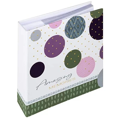 Image of walther Design Photo Album Green 200 Photos 9 x 13 cm Memo Amazing Memories ME 485 A