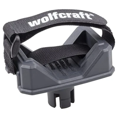 Image of wolfcraft 6891000 Schlauchhalterung für Staubsauger Vacuum Cleaner Hose Holder, Black