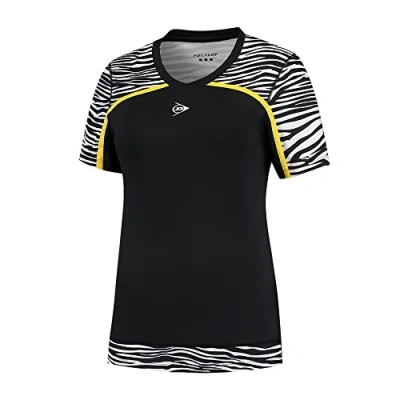 Image of Dunlop Sports Women&#039;s Ladies Game Tee 2 Tennis Shirt, Black, S