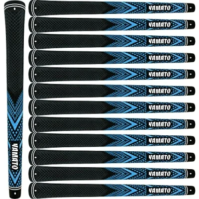 Image of Yamato Innovative Golf Grips 13 Pack Midsize/Standardsize Club Grips, All Weather Firm Control And High Performance