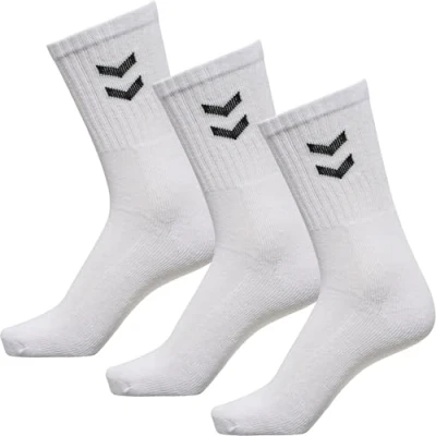 Image of Hummel Basic 3 PACK Sports socks, Size: 11 12.5, White