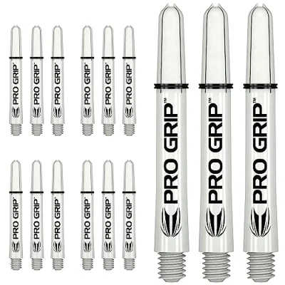 Image of Target Darts 5 x Sets of White Pro Grip Shaft Medium 15 in Total…