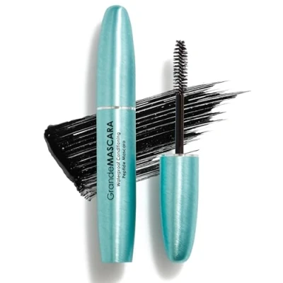 Image of Grande Cosmetics GrandeMASCARA Conditioning Peptide Mascara, Volumizing, Lengthening, Buildable Formula, Waterproof, 4.25 g