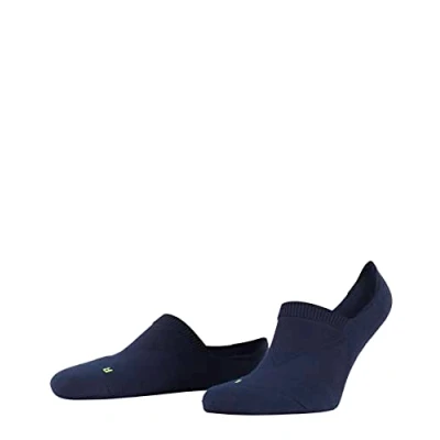 Image of FALKE Unisex Cool Kick Invisible U IN Soft Breathable Quick Drying No Show Plain 1 Pair Liner Socks, Blue (Marine 6120), 4 5