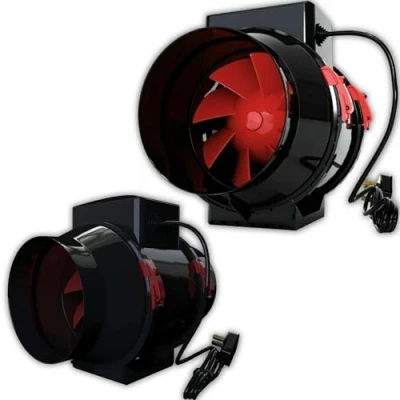 Image of Powerful Inline Extractor Duct Fan Ventilation Hydroponics Grow Room Mixed Flow (6&quot; Inches 150MM)