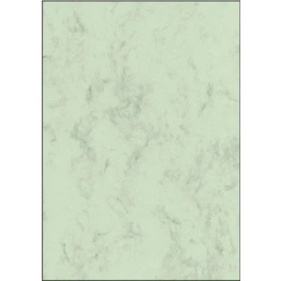 Image of SIGEL DP552 Marbled Writing Paper, A4, 200 gsm double sided, Green, 50 sheets