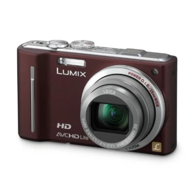 Image of Panasonic Lumix DMC TZ10EG T Digital Camera 12 Megapixel 12x Optical Zoom 7.6 cm (3 Inch) Display Image Stabiliser Geo Tagging Chocolate (Renewed)