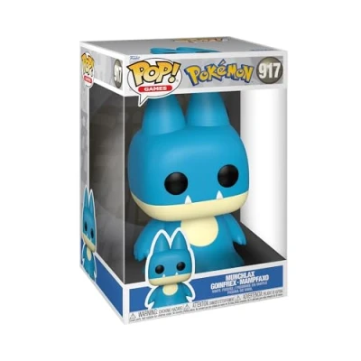 Image of Funko POP! Jumbo: Pokemon Munchlax Collectable Vinyl Figure Gift Idea Official Merchandise Toys for Kids &amp; Adults Video Games Fans Model Collectors and Display