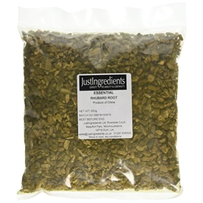 Image of JustIngredients Essentials Rhubarb Root 500 g (Pack of 2)