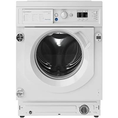 Image of Indesit Built In BIWMIL81284 8kg Washing Machine 1200RPM A+++ White