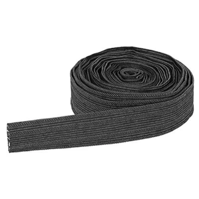 Image of TOPINCN Nylon Protective Sleeve, Flexible Cable Sleeve Wrap Cover for Welding Tig Torch Hydraulic Hose Black 7.5m / 25ft