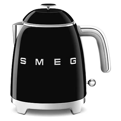 Image of Smeg KLF05BLUK 50s Style Mini Kettle Black