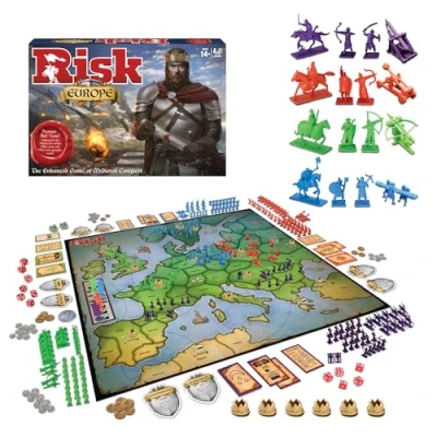 Image of Winning Moves Games Risk Europe, Blue