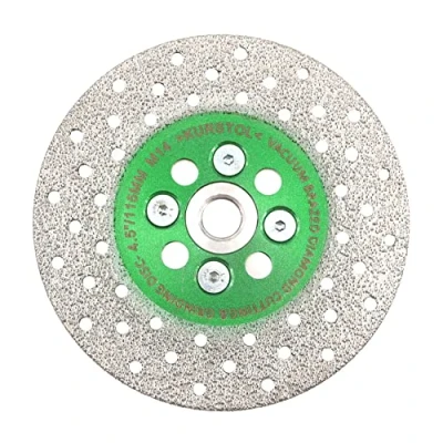 Image of KURSTOL Grinding Cutting Diamond Blade Wheel 4 1/2/115mm X M14 Arbor,Granite for Beveling Shaping Porcelain Stoneware,Tile,Ceramic,Granite,Concrete