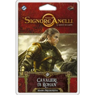 Image of Asmodee Lord of the Rings Card Game Knights Rohan Prefabricated Deck Italian Edition 10715