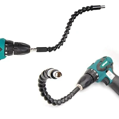 Image of Yosoo Flexible Extention Screwdriver Drill Bit Holder with Magnetic Quick Connect Drive Shaft Tip