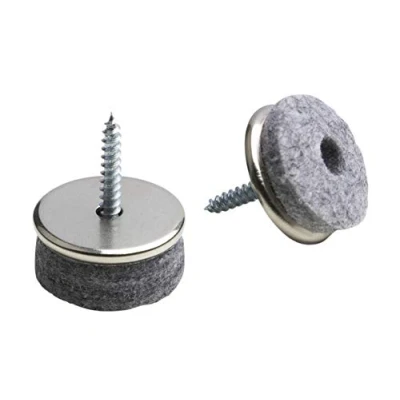 Image of Meister Felt Glider &quot;TopSoft&quot; with screw, Ø 28 mm, 16 pieces, 644376
