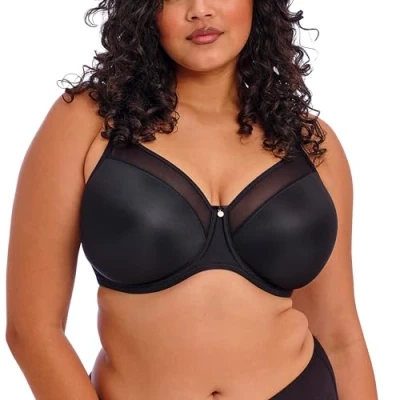 Image of Elomi Women&#039;s El4301 Molded Bra, Opaque, Black, 38E