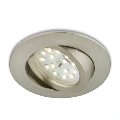 Image of Briloner Flexible LED recessed light Erik, matt nickel
