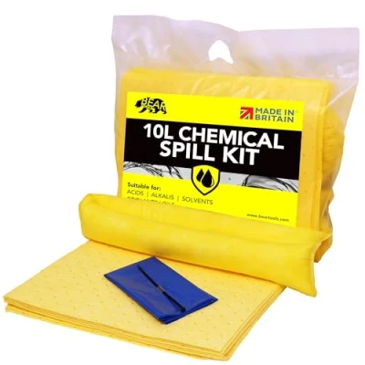 Image of BearTOOLS Spill Control Yellow Chemical Kit 10L Capacity
