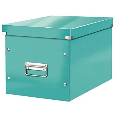 Image of Leitz Large Storage Cube, Ice Blue, Click and Store Range, 61080051