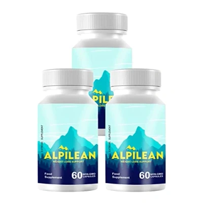 Image of Alpilean Weight Loss Formula/All Natural 180 Capsules / 3 Monthly Supply