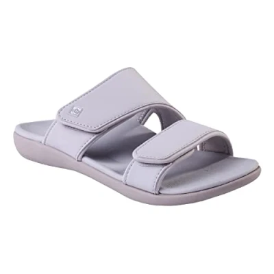Image of Spenco Women&#039;s Kholo Nuevo Slide Sandal, Glacier Grey, 9 UK