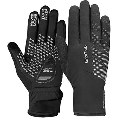 Image of GripGrab RIDE Waterproof Winter Cycling Gloves Windproof Thermal Padded Fleece Lined Cold Weather Warm Bicycle Glove