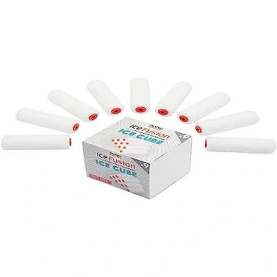Image of ProDec Advance 9 piece Ice Cube 9x Fusion 4 inch Medium Pile Mini Paint Rollers for an Ultra Smooth Finish Painting with Emulsion and Satin Paints on Interior Walls, Ceilings, Wood Metal, 4&quot;